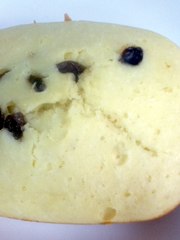 完成した蒸しパン